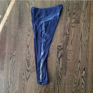 Womens Medium Calia Warm Fleece Mid Rise Leggings Blue